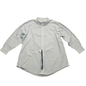 NWT Brooks Brothers The Original Polo Shirt All Cotton Mens 17.5-33 Check Preppy